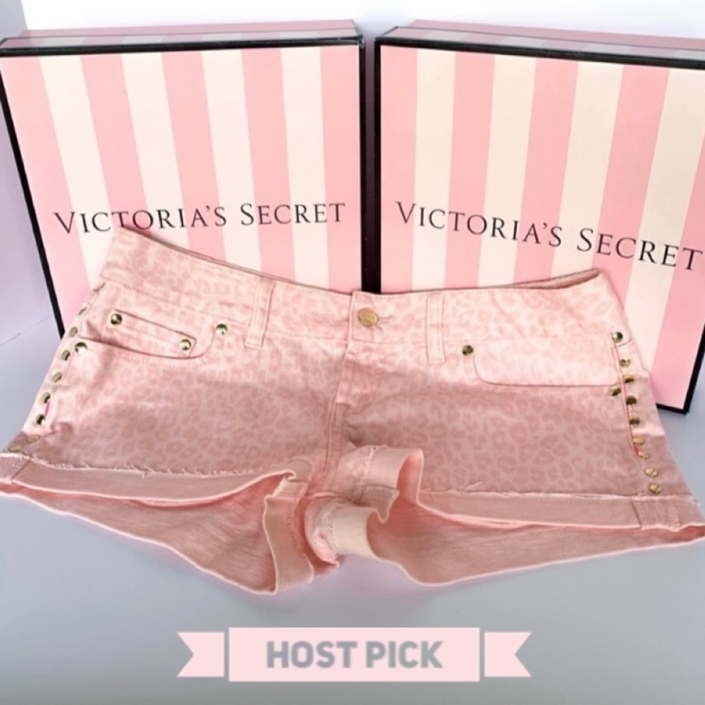 PINK Victoria's Secret Cheeky Shorts Size 6